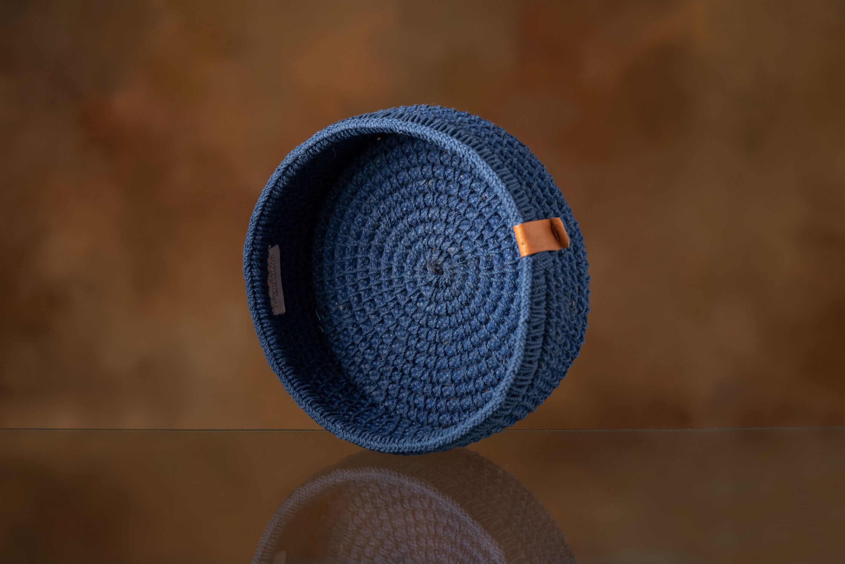 Indigo Multipurpose Storage and Gifting Tray Basket