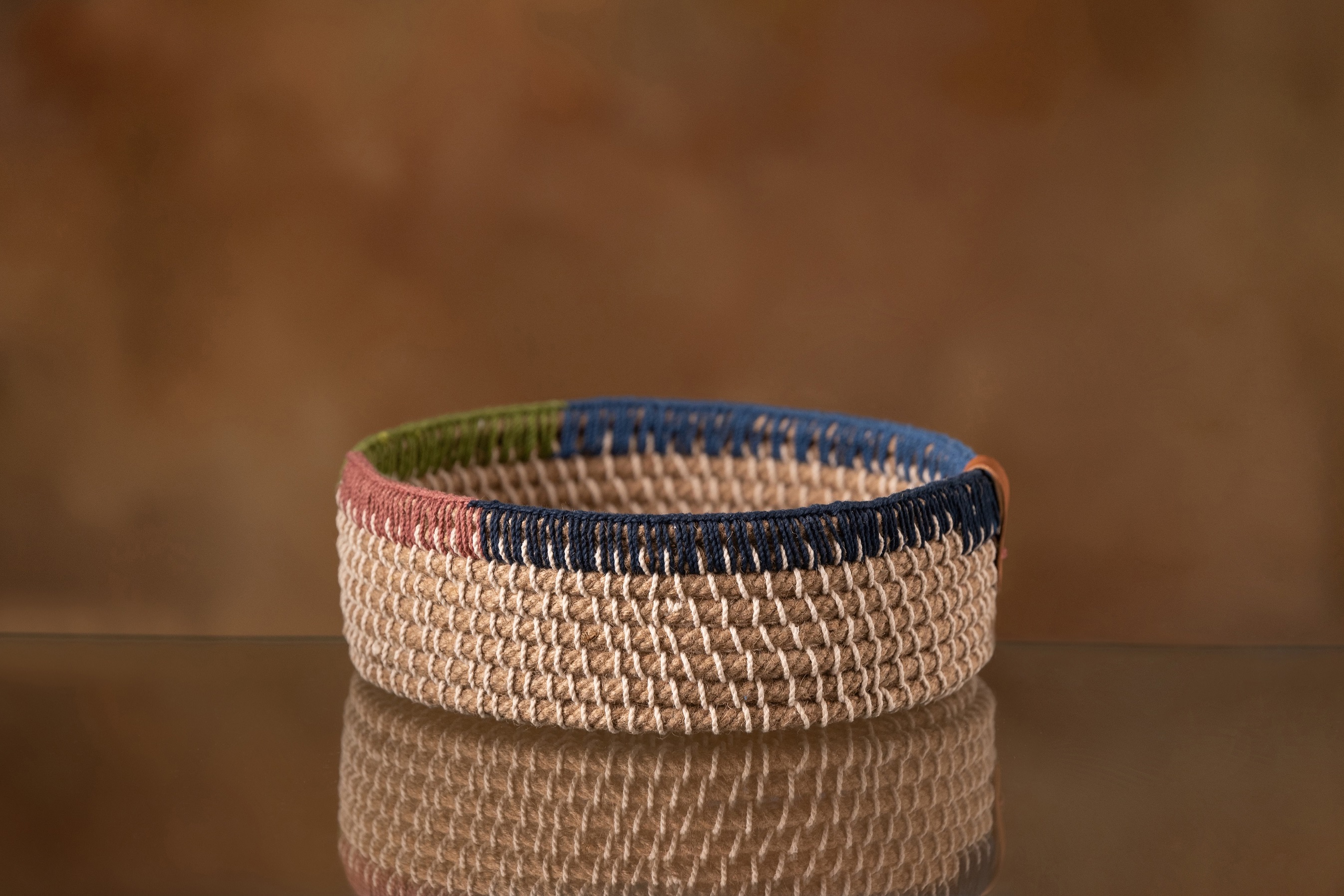 Multi Color(Light and Dark Blue,Green,Pink) Multipurpose Storage Gift Basket III