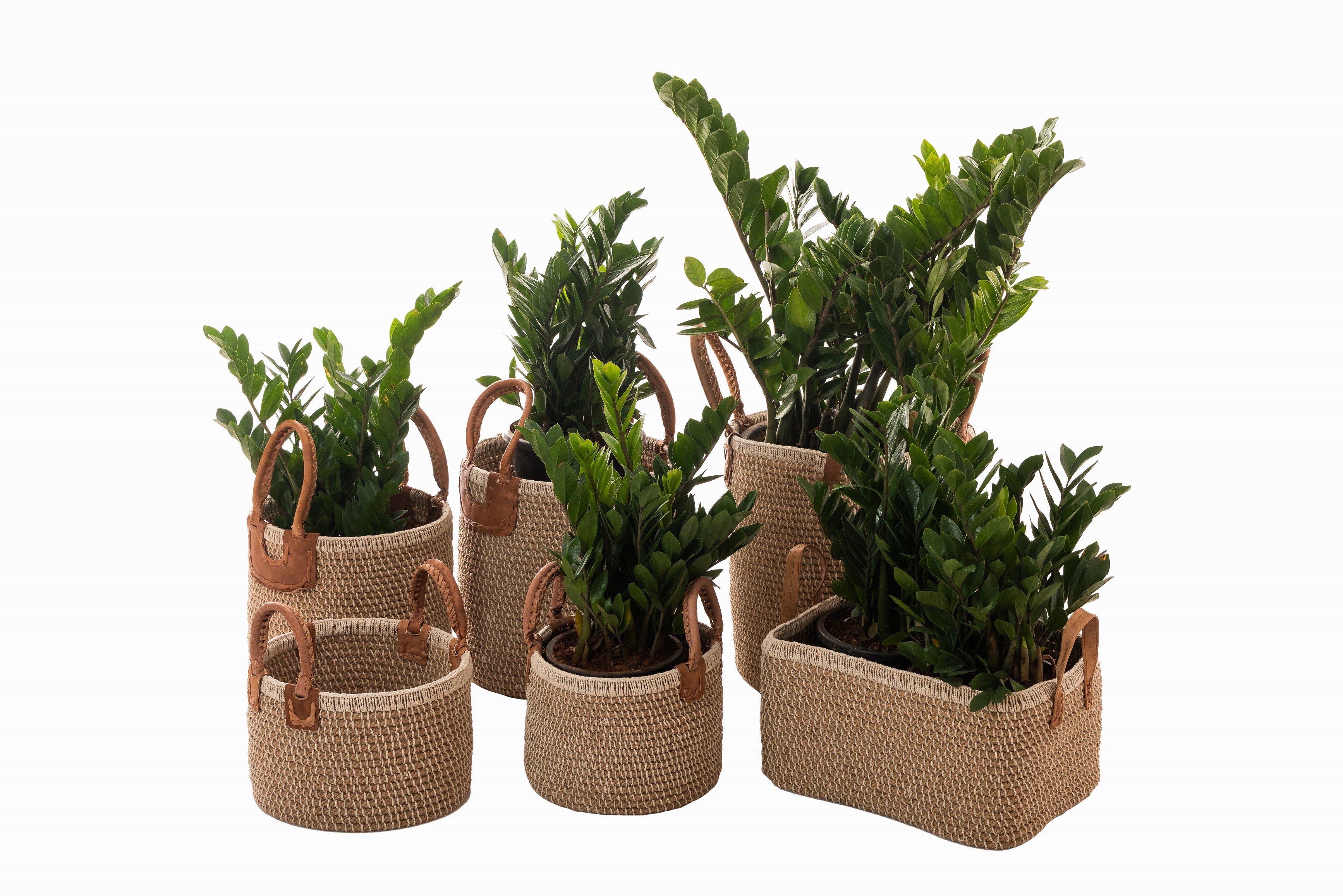 Jute Multipurpose Organizer Planter Gifting Basket SMALL