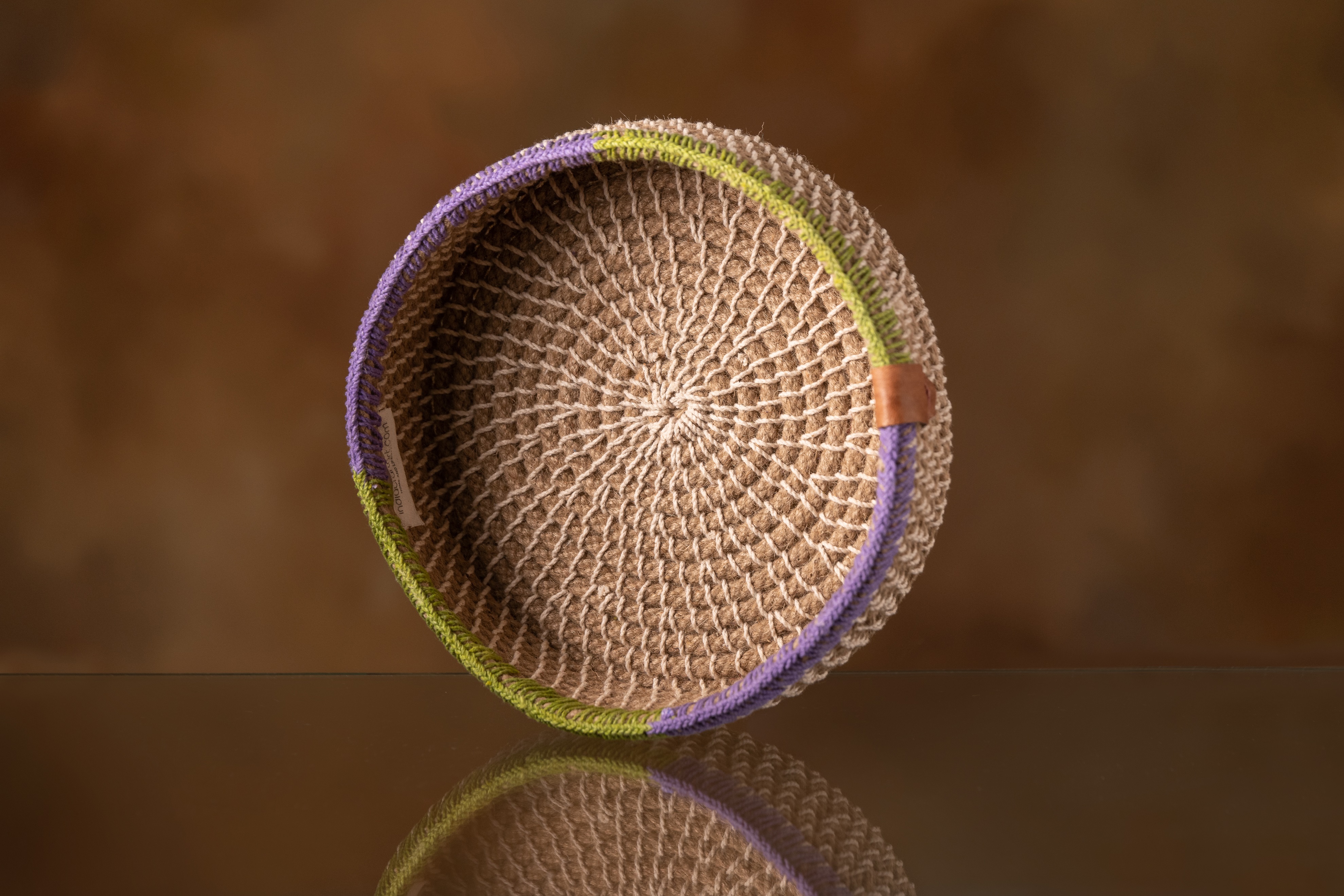 Multi Color(Lavender and Green) Multipurpose Gifting Storage Basket