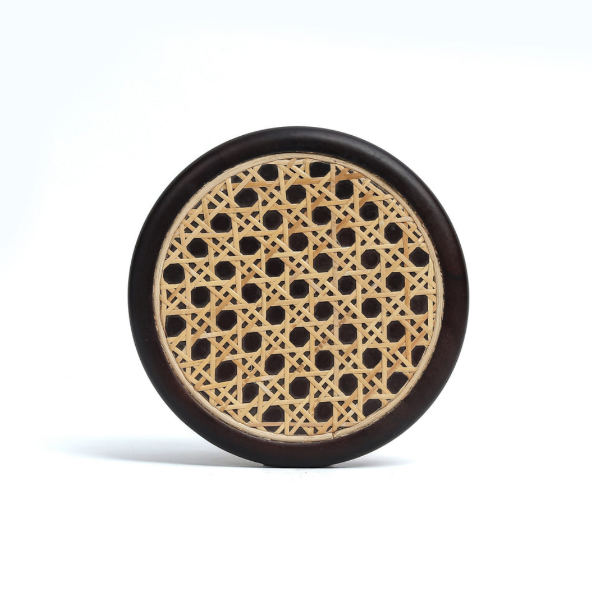 Rattan Weaving Coaster (Round Edge)