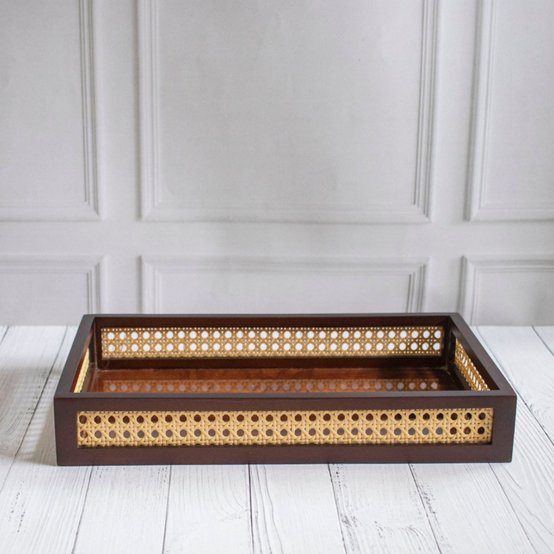 Cane Serving Tray