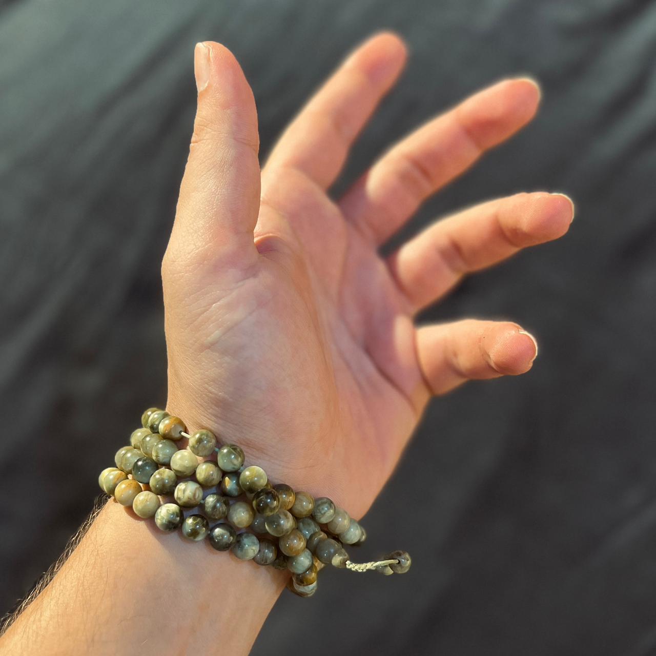 Cat Eye Stone Mala - 108 Beads 