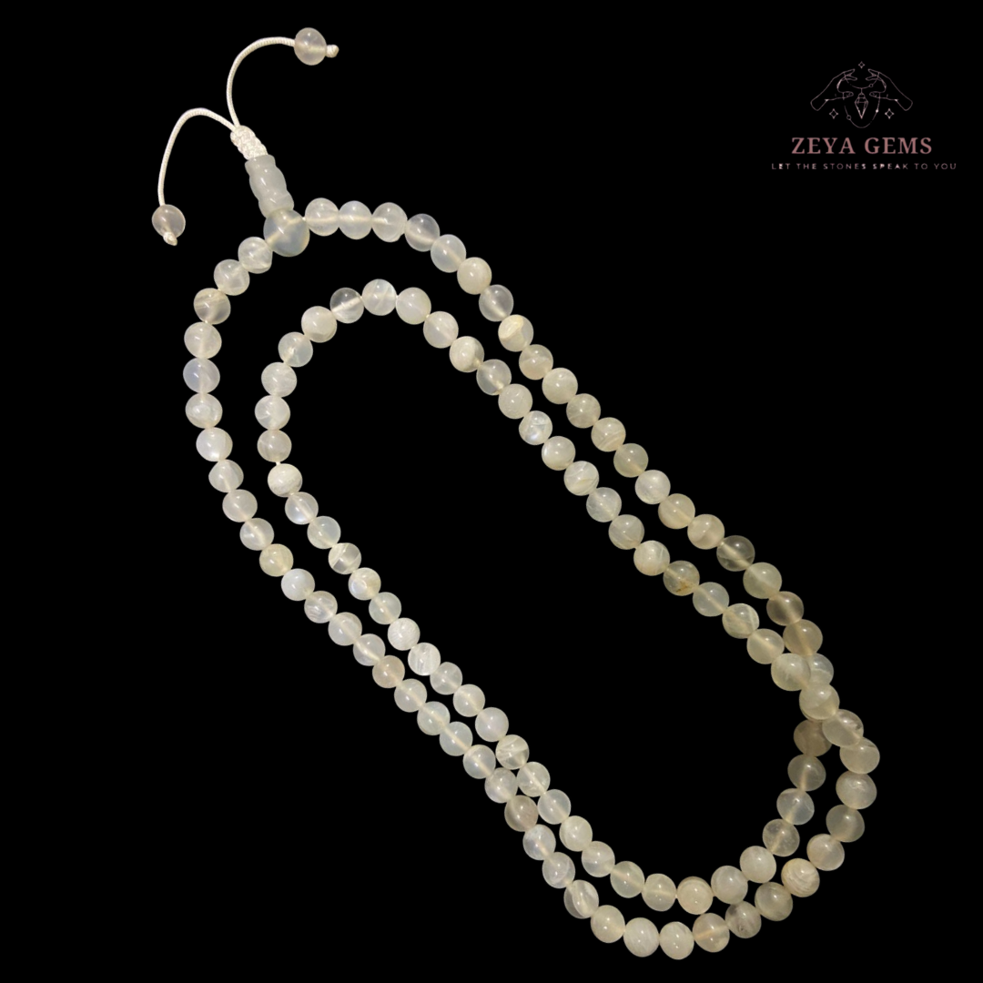 Moonstone Mala - 108 Beads