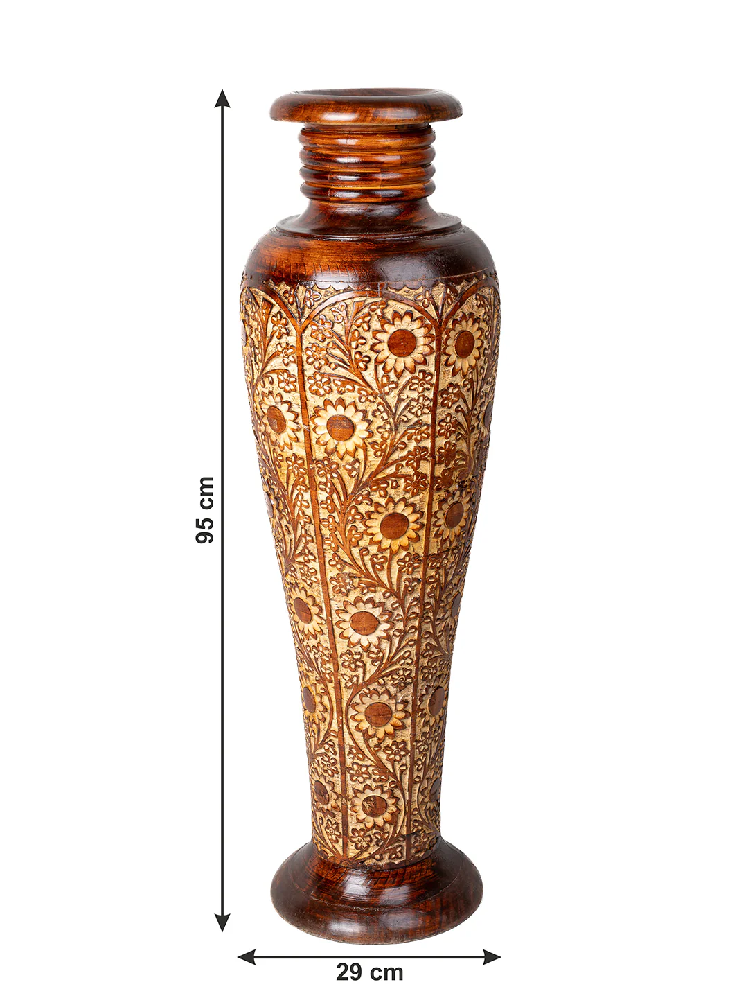 Wooden Vases