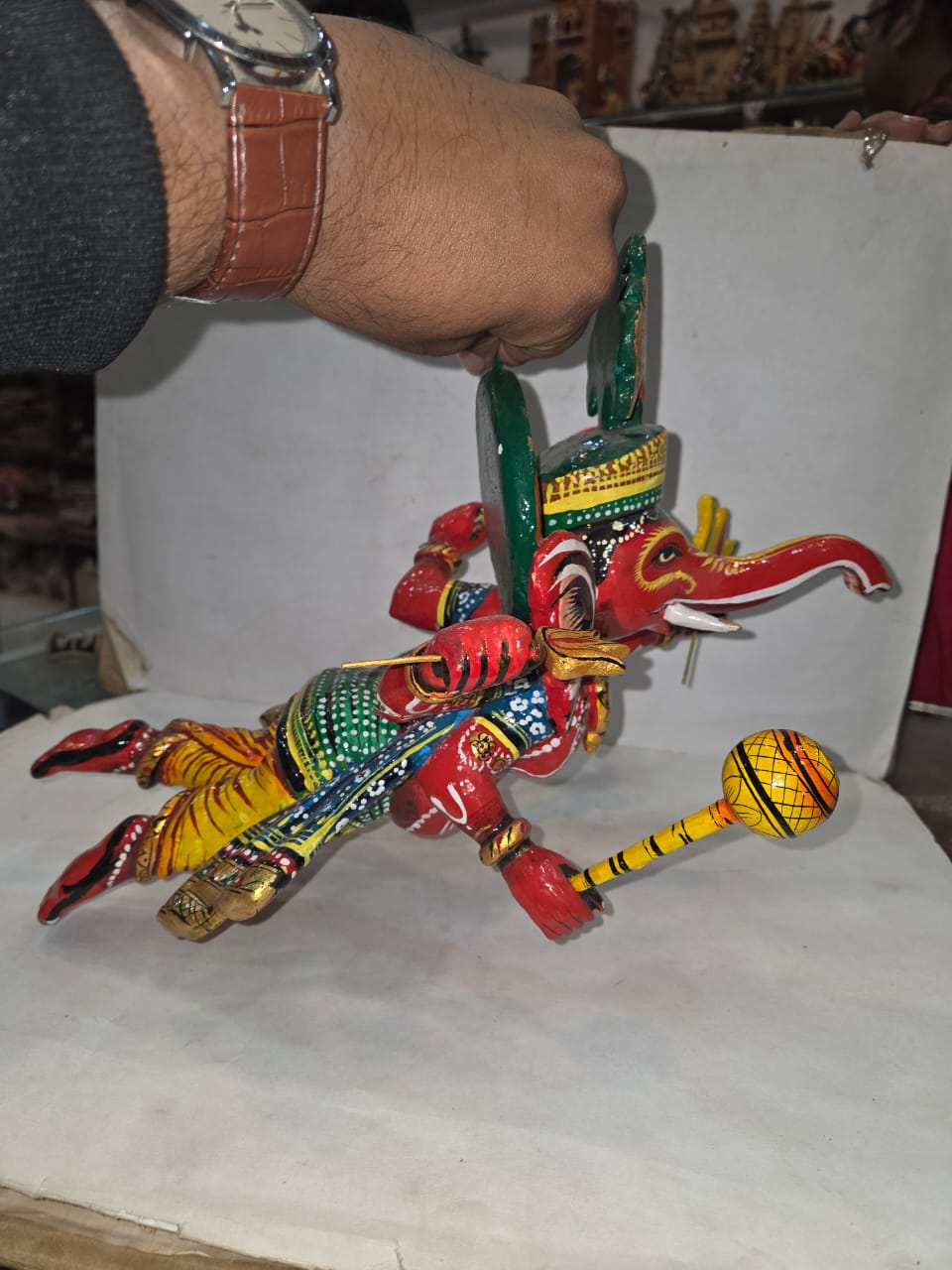 Handcrafted Wooden Ganesh Wall Hanging