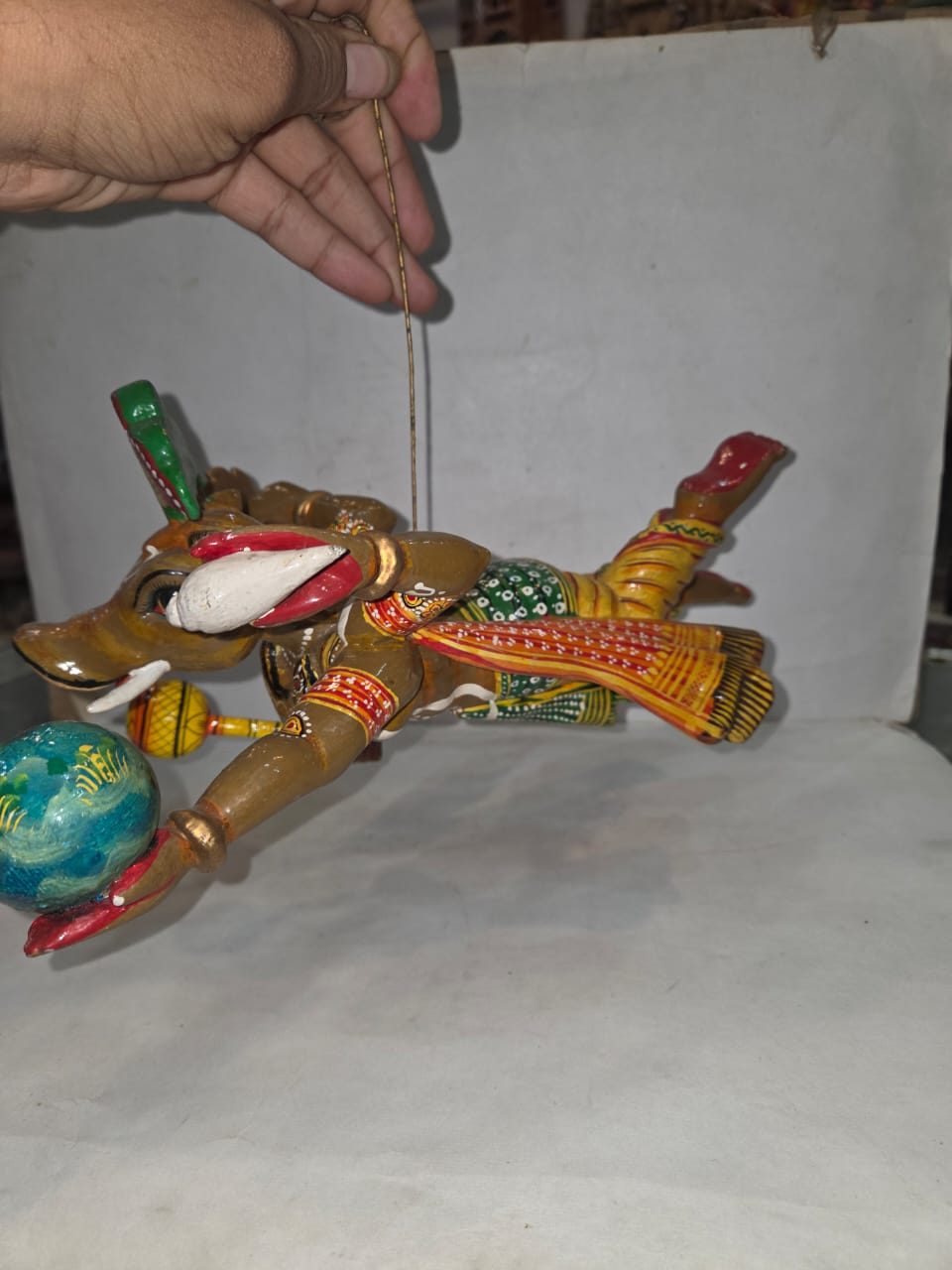 Handcrafted Wooden Varaha Avatar Wall Hanging