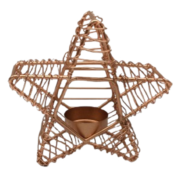 DECORATIVE STAR T-LIGHT HOLDER