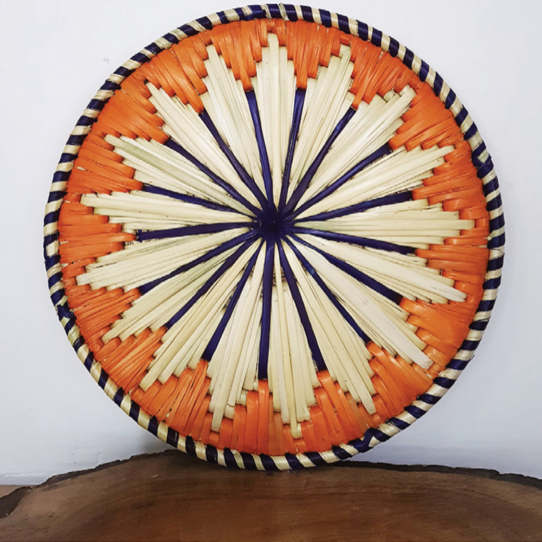 Moonj Grass Handwoven Wall Decor Plate