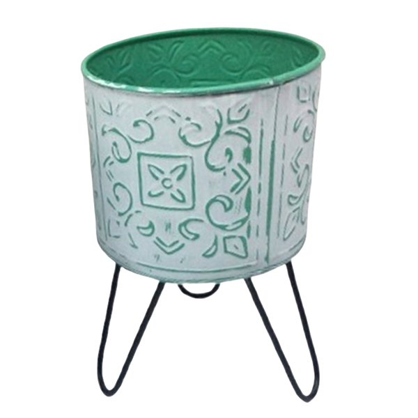 ROUND PLANTER W/ STAND