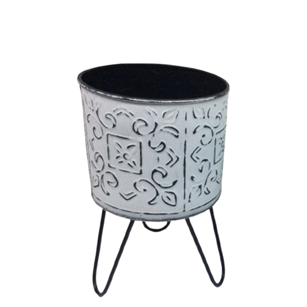 ROUND PLANTER W/ STAND