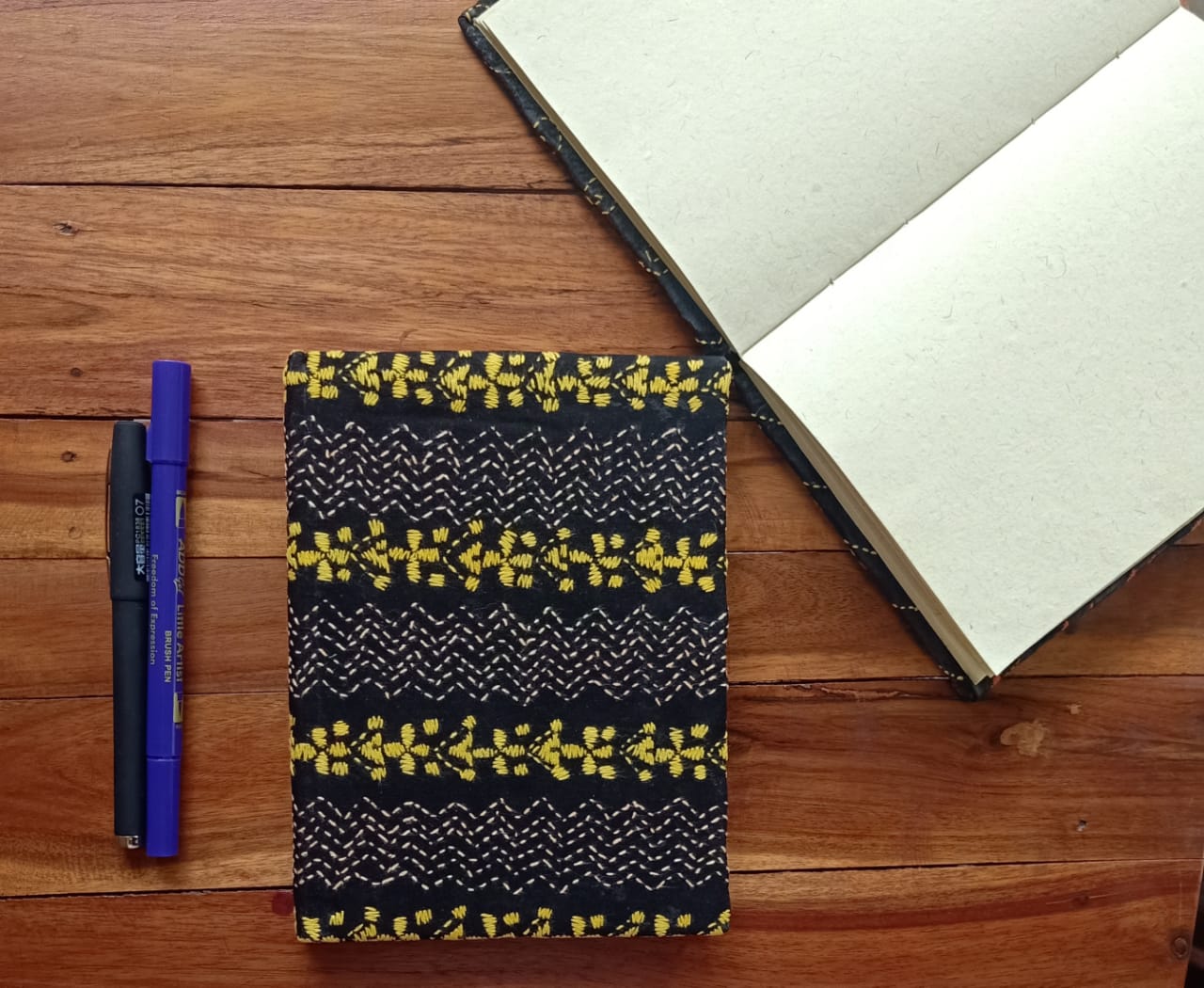 kantha hand made diaries.