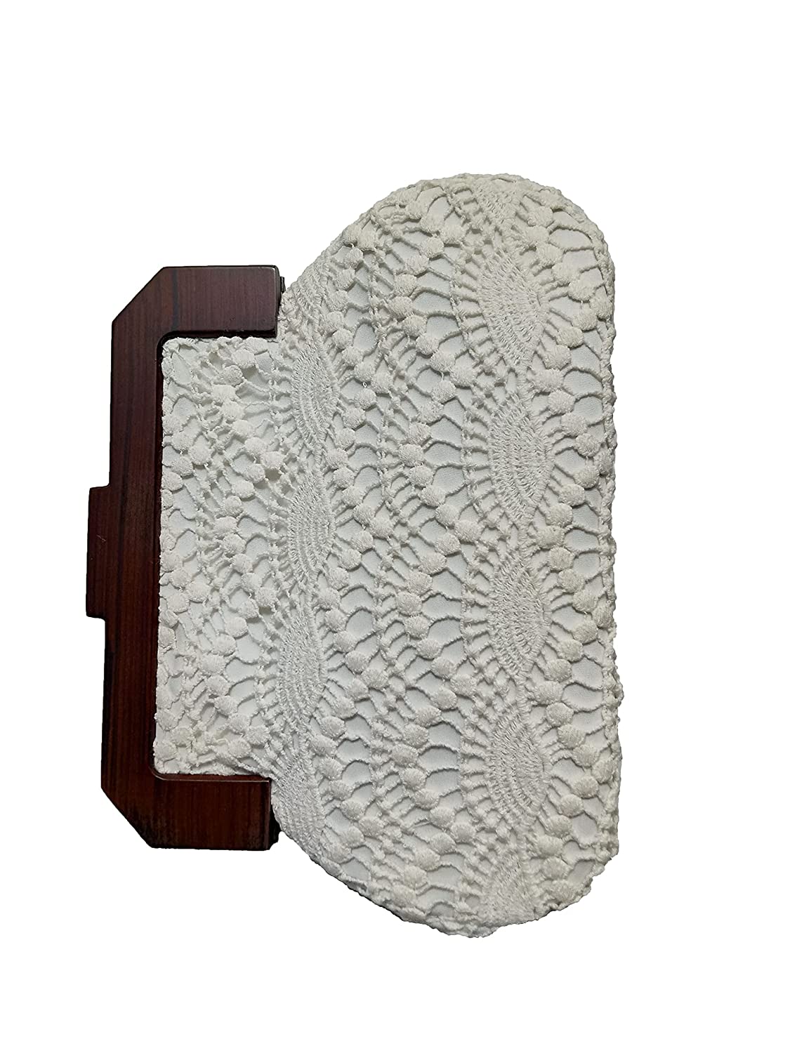 Handcrafted Womens Stylish Cluth (White Crochet material)