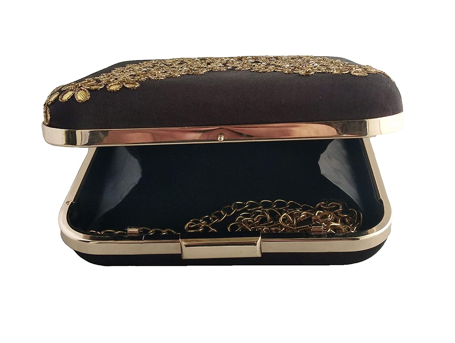 Women's Handmade Exclusive Clutch with Zardosi & gotapatti Handwork