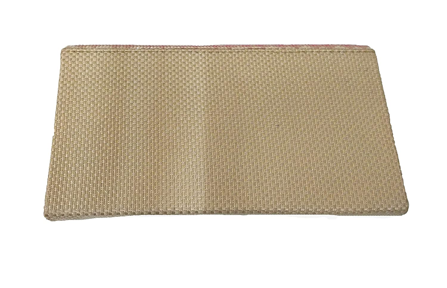 Fine Jute Handwork flap Clutch