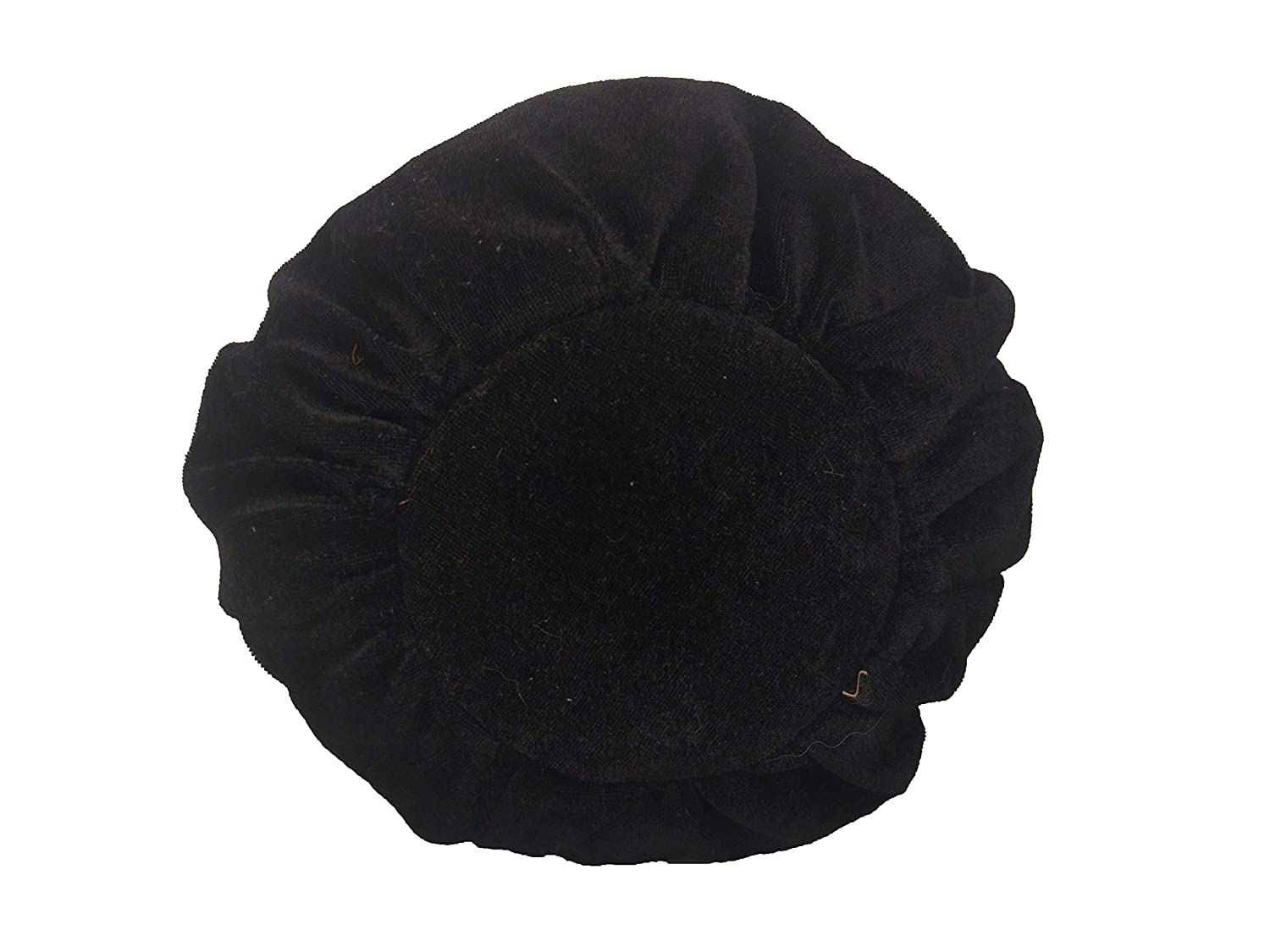 Women's Velvet zardosi work pearl handle round potli