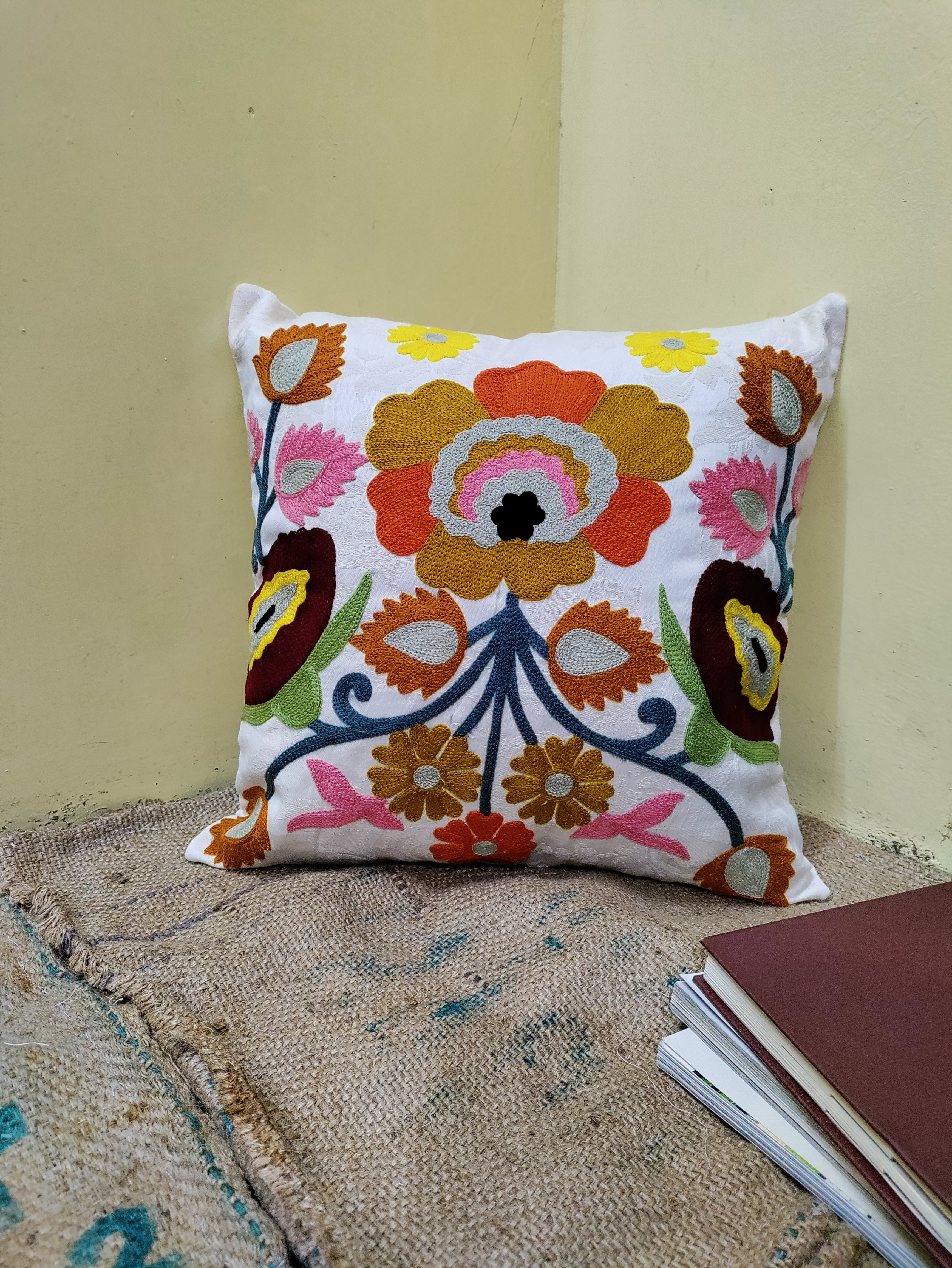 suzani embroidery Cushion cover
