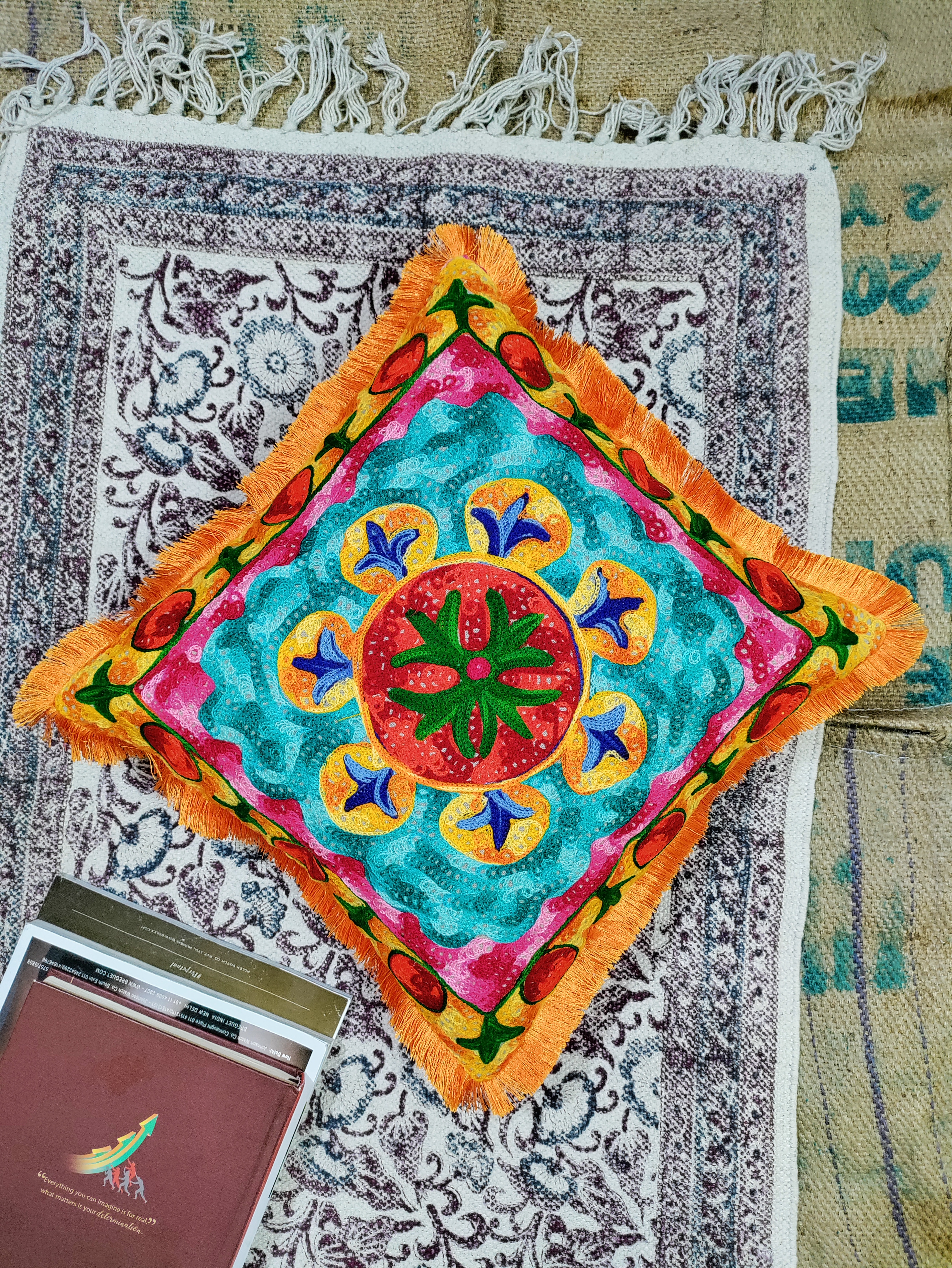 suzani embroidery Cushion Cover