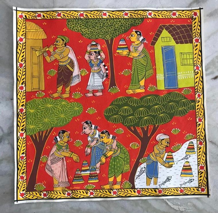 cheriyal painting