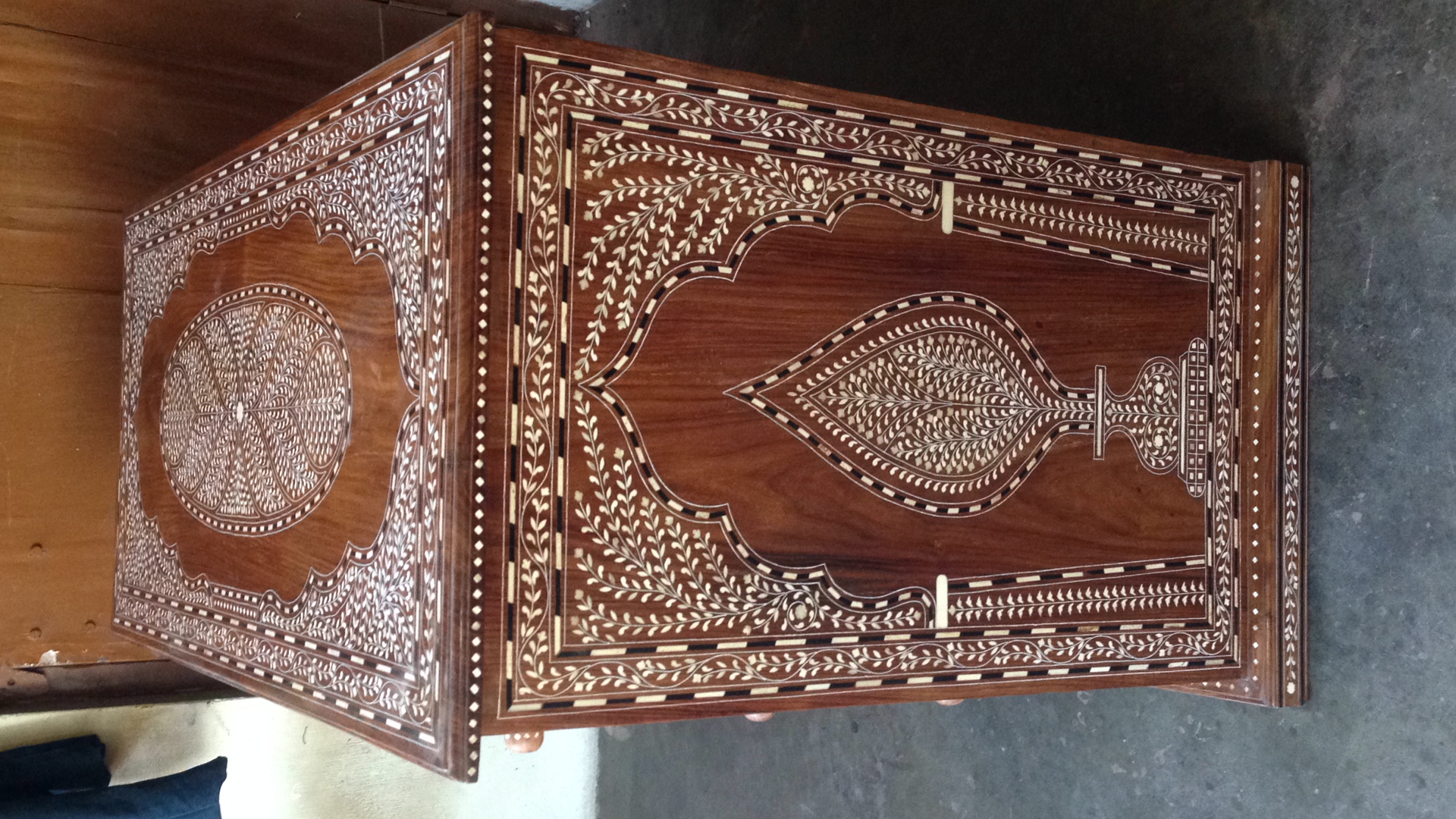 wooden Bone fine inlay Almira-vintage