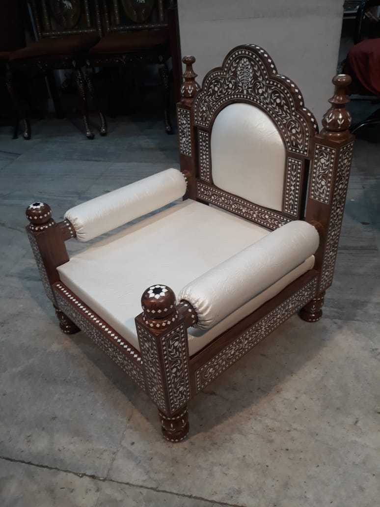 wooden fine inlay chairs folding.