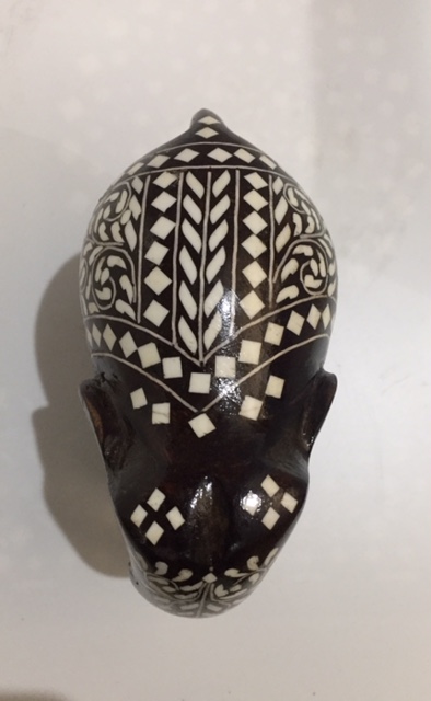 wooden Elephant in fine inlay works.