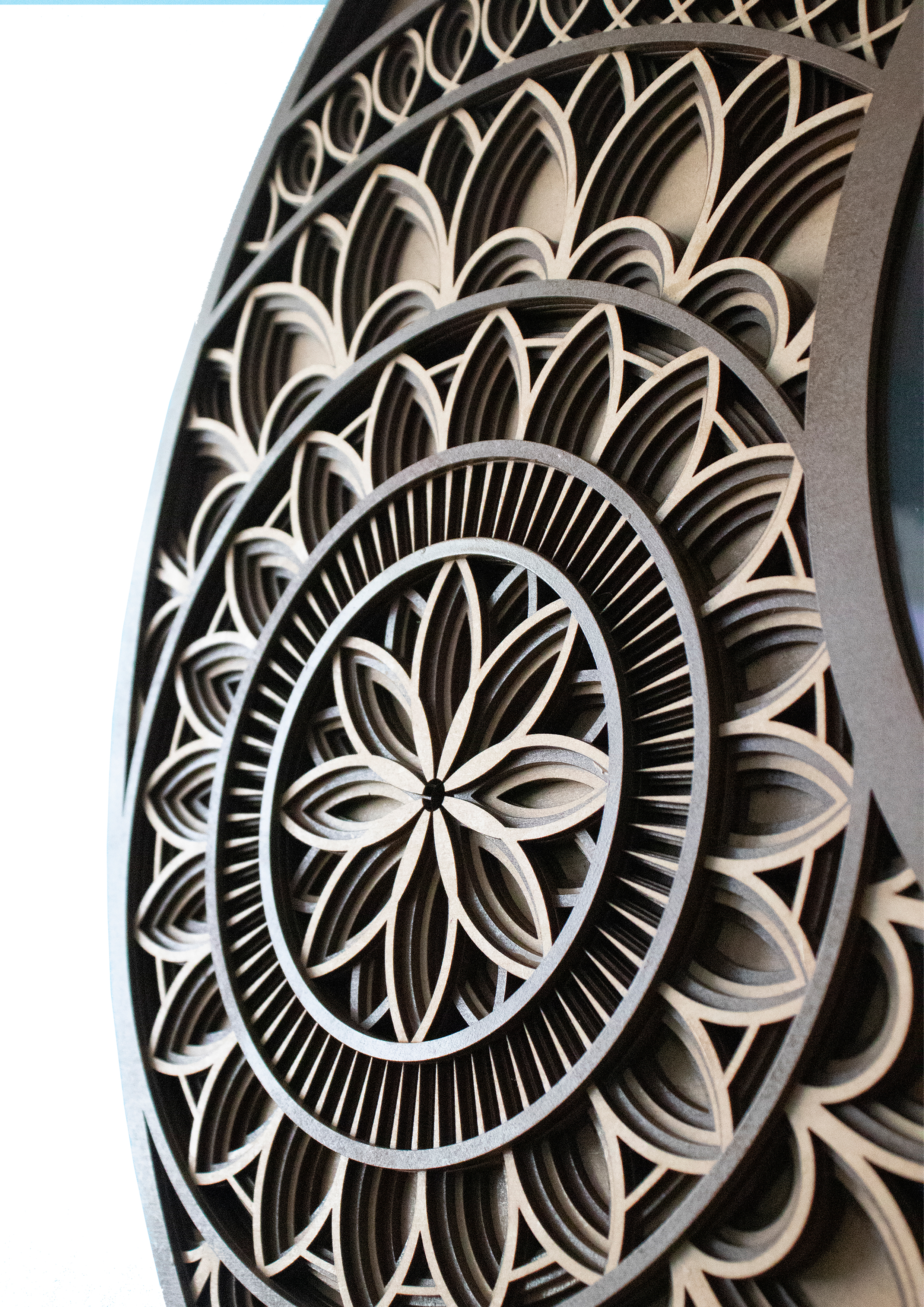 Avadhi #1 - Wall Clock Art