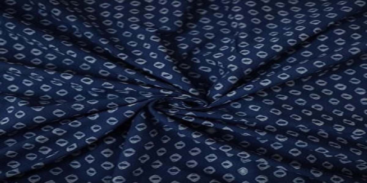 Hand Block Indigo Printed Fabric