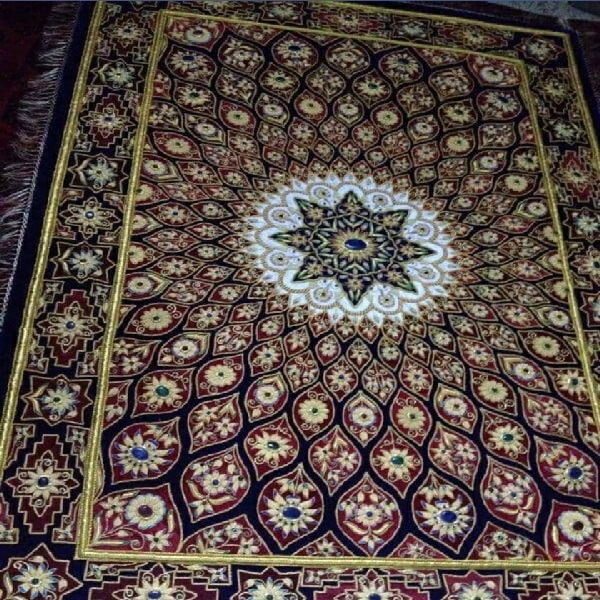 Handmade silk carpet