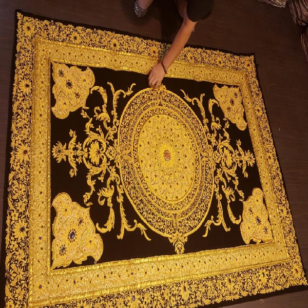 Handmade silk carpet