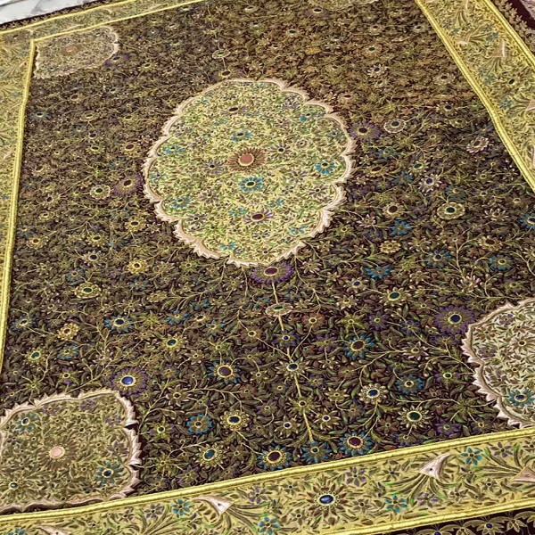 Handmade silk carpet