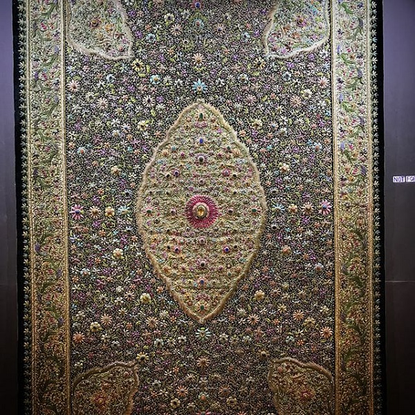 Handmade silk carpet