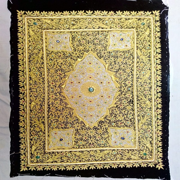 Handmade silk carpet