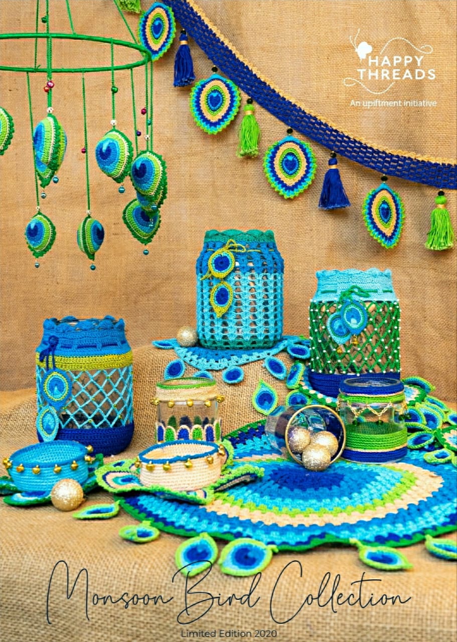 Happy Threads Blingy Storage Pouch (BLUE)