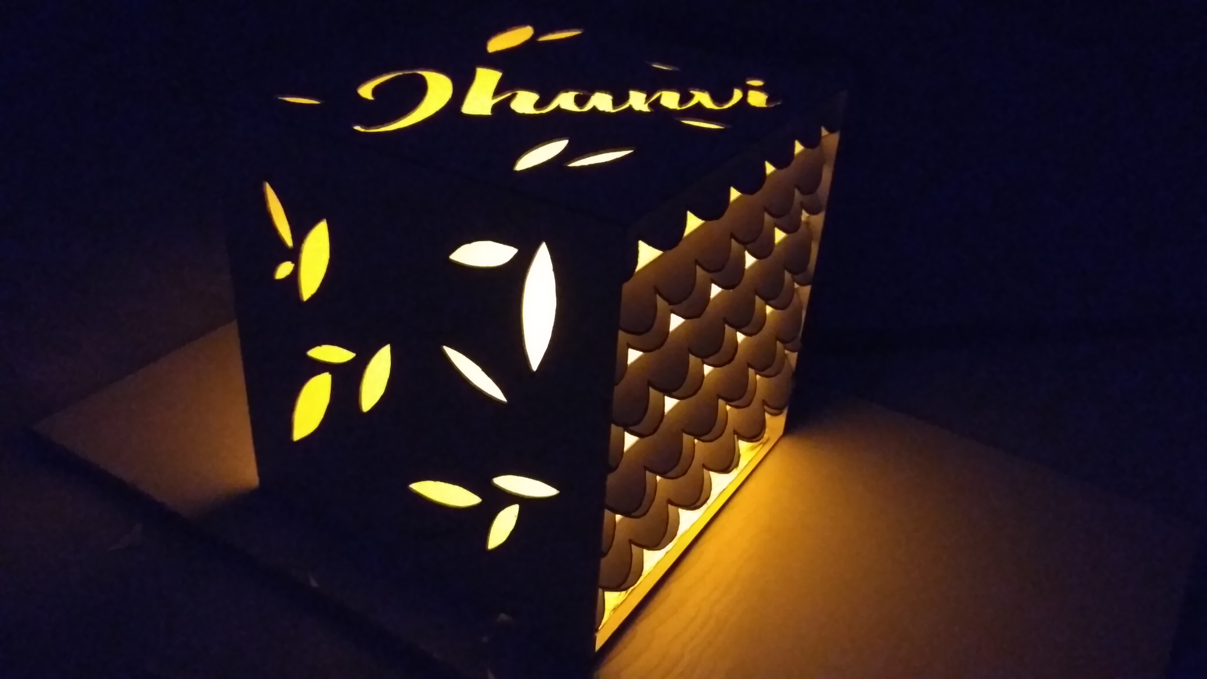 Lampshade (Suspended with Battery) - Cuboid