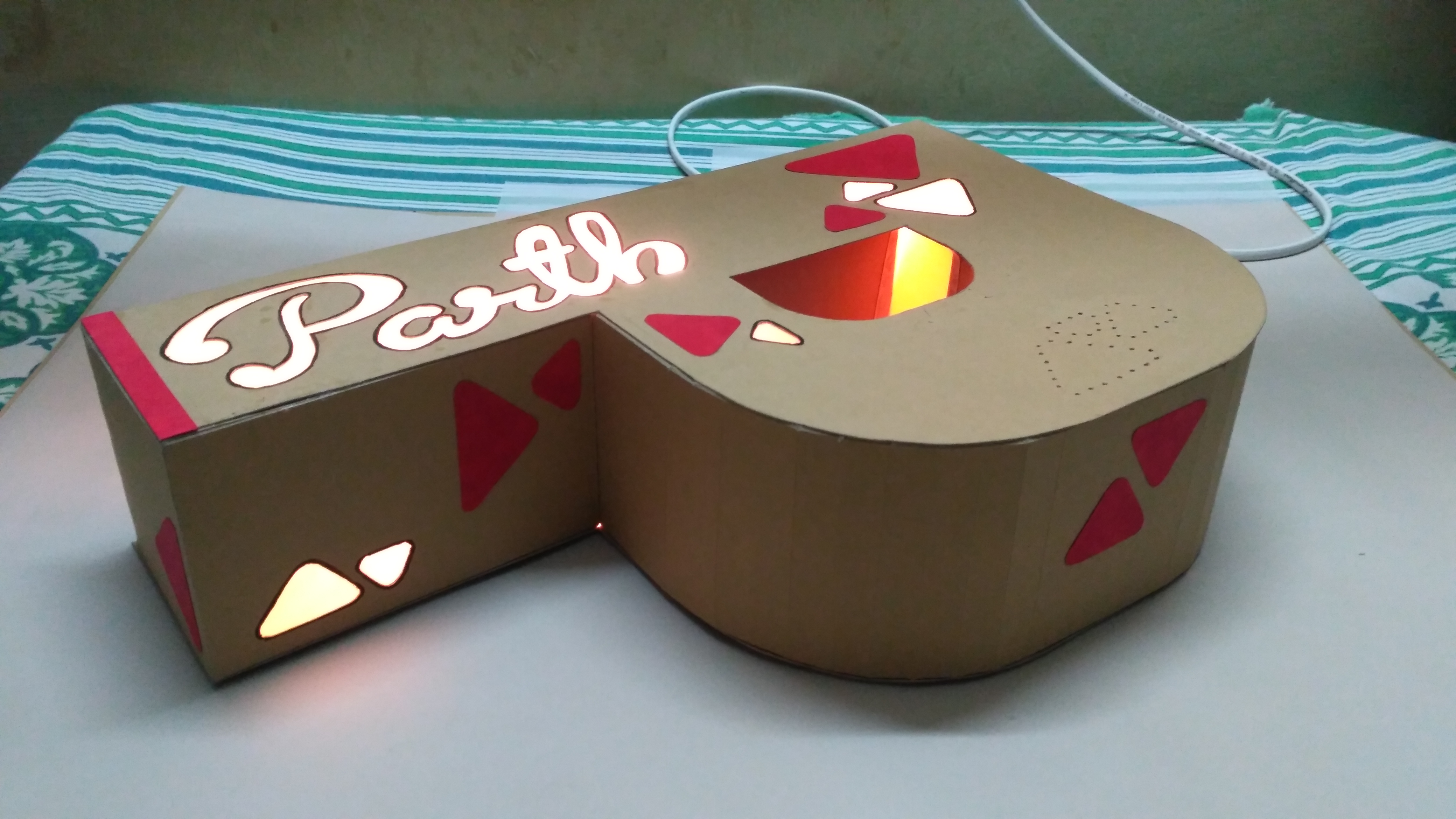 Lampshade (Suspended with Plug Connection) - Font Shaped