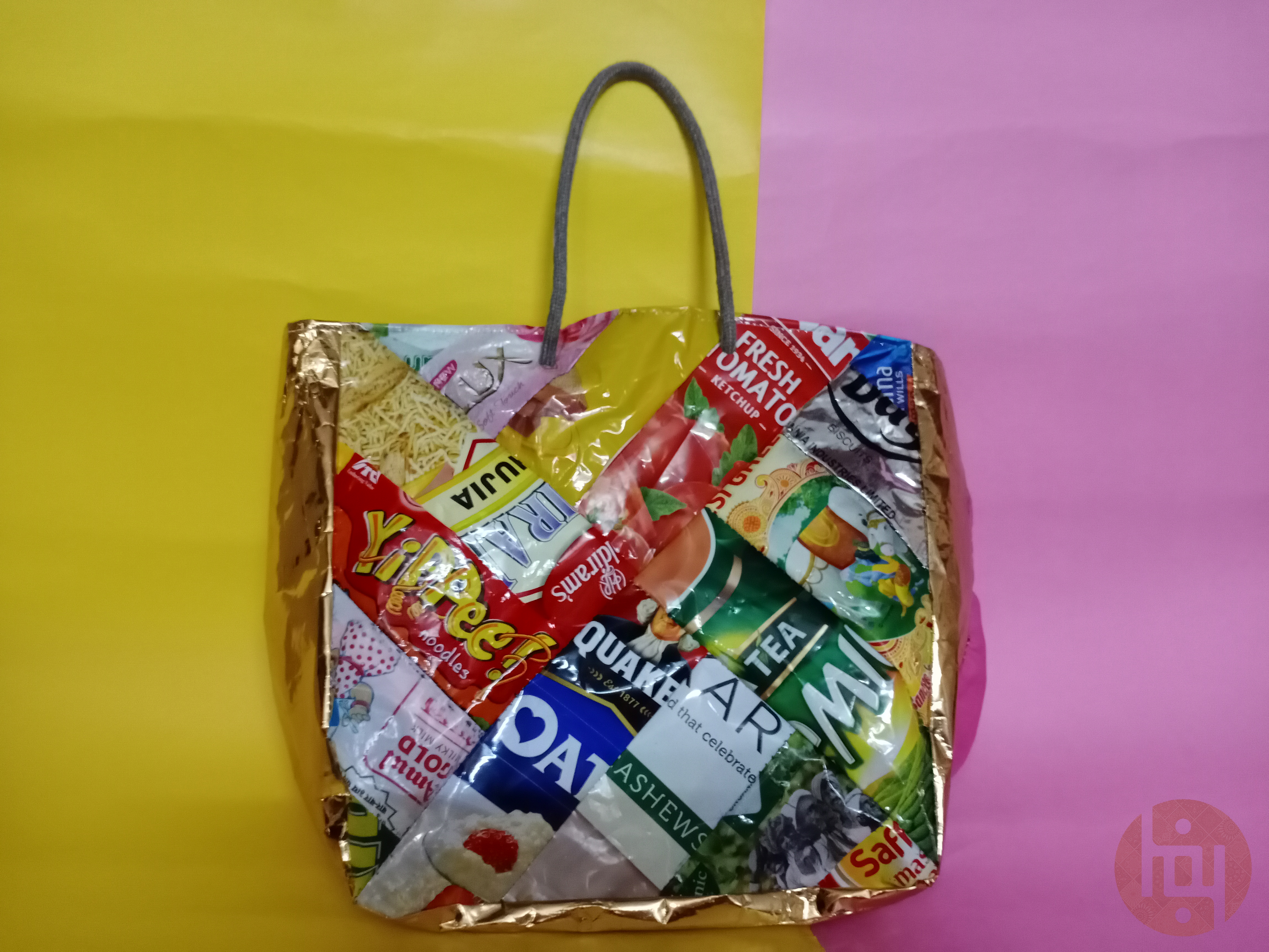 Multicolour Wrapper Tote Bag