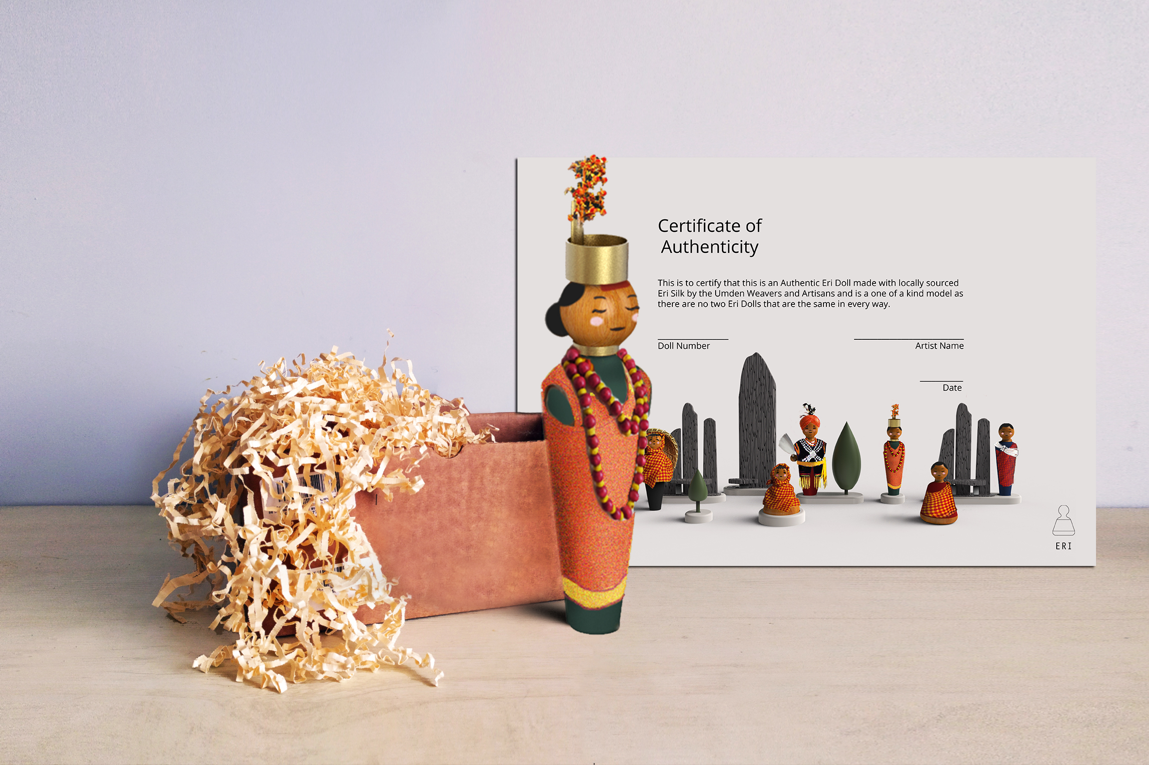 Range of Khasi Cultural Figures - using Eri Silk