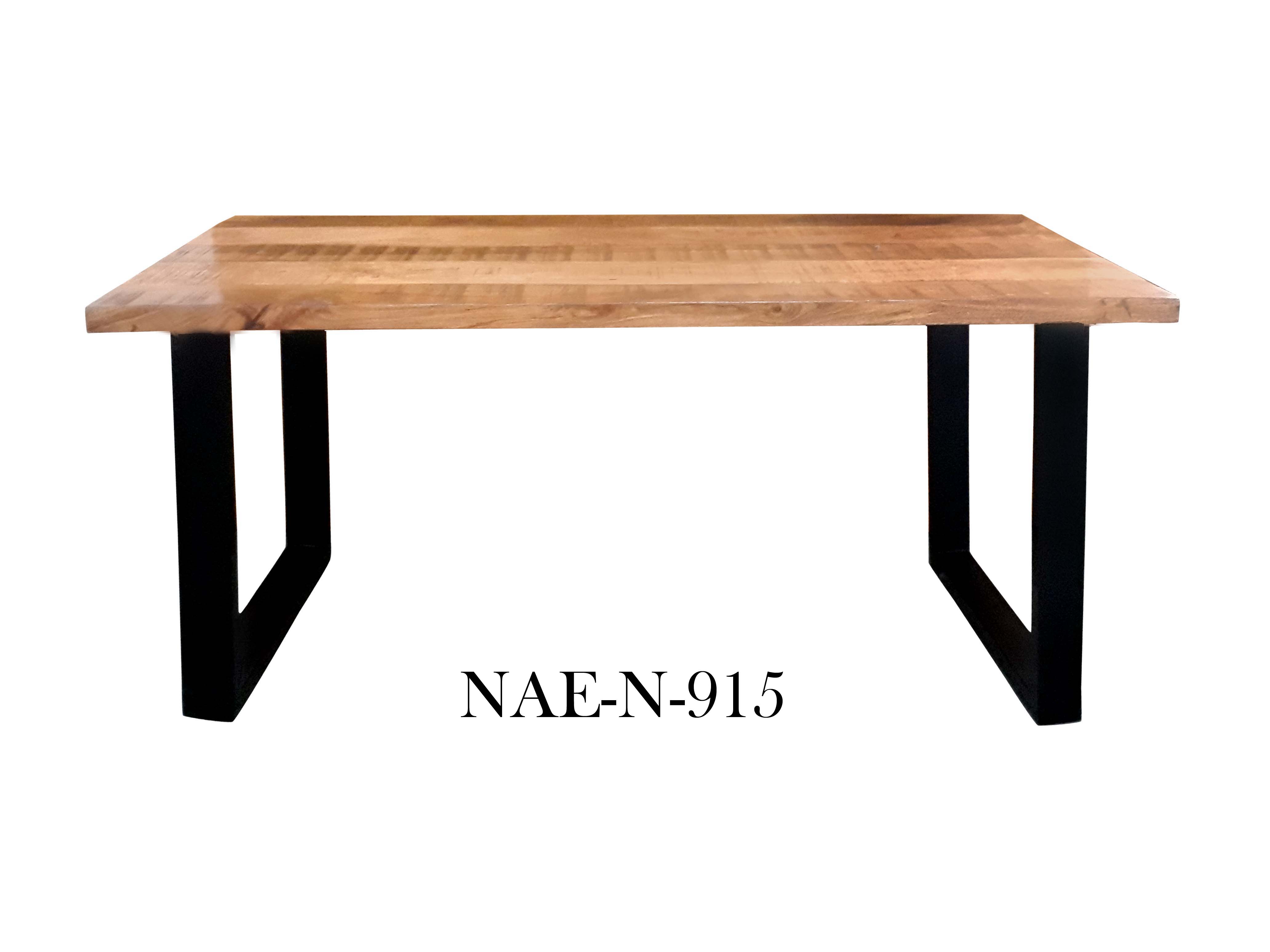 iron wooden dining table